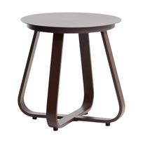 Iš metalo apvalios formos sodo šoninis staliukas ø 48 cm Tamaris – Kave Home
