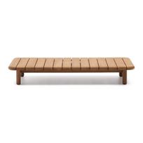 Iš tikmedžio masyvo sodo kavos staliukas 70x140 cm Turqueta – Kave Home