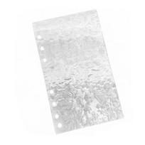 Yousheng Clear A5 Acrylic Planner Cover Loose-Leaf Shell Sleek Minimalist 6-Ring Binder Jacket for Office School Travel Magazine Modern Transparent B