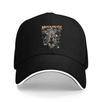 Megadeth naujo albumo turas 2026 m. Atsitiktinė beisbolo kepuraitė Vasarinė trucker kepuraitė Skydelis nuo saulės Medžioklė Stovyklavimas Hip Hop kepurės Prigludusios beisbolo kepuraitės One Size black