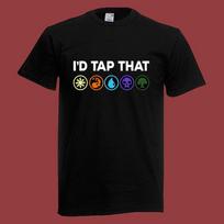 Magic The Gathering TCG Game I'd Tap That Men's Black Size S-5XL S