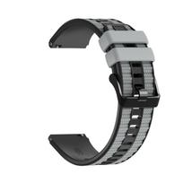 22mm Silicone Watchband For Amazfit Balance 2 / Bip 6 5 / Cheetah Pro Strap Wristband For Amazfit GTR 4 3 Replacement Band 22mm juoda pilka spalva