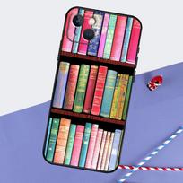 Senovinis KNYGA Knygų kirmėlė Knygų lentyna Telefono dėklas iPhone 16 Pro 15 Pro 11 12 13 14 Pro Max Mini XR 16e 15 16 Plus Dangtelio Korpusas iPhone 15 Plus
