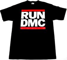 RUN DMC JMJ Retro T-shirt Rap Hip Hop Men's Tee Black 100% Cotton New Unisex T-Shirt XXXL
