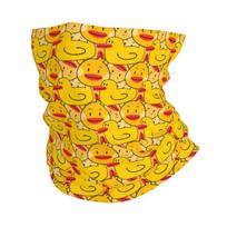 Guminės animacinių filmukų antys Bandana Kaklo mova Unisex Žygiai Stovyklavimas Vamzdelio formos kaukė Šalikas Mielos geltonos antys Motociklininko kojos mova Veido uždangalas multi