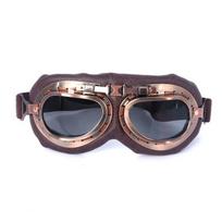 Harley Pilotui Steampunk Keturratis Dviratis Vario Šalmas Retro Motociklo Akiniai nuo Saulės Akiniai Vintažiniai Moto Klasikiniai Akiniai pilka spalva