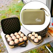 Egg Container Carton Party Sturdy Portable Individual Compartments Fridge Storage Case 6 Slot