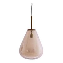 Gintarinės spalvos kabantis šviestuvas su stiklo gaubtu Leona – Light & Living
