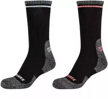 Skechers 2 poros moteriškos vilnonės takų kojinės SK41105-9999 Rožinės 35-38