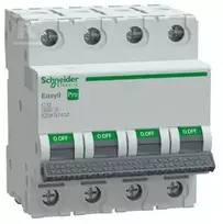 Schneider Electric „Schneider“ automatinis jungiklis C 32A 4P Easy9 Pro (EZ9F57432)