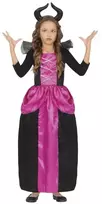 Fiesta Rožinė and violetinė costume for girls