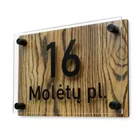 Namo numeris – adreso lentelė Terra Wood