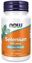 Now Foods Selenium 100mcg - 100 tab. - Selenas