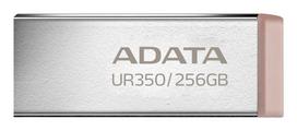 Adata  UR350 USB flash drive 256GB USB Type-A 3.2 Gen 1 (3.1 Gen 1) Brown, Stainless steel | UR350-256G-RSR/BG  | 4711085946546