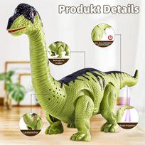 Elektrinis vaikščiojantis dinozauras Žaislas Imituotas T-Rex modelis Elektroninis robotas su šviesa, garsu ir projekcija Vaikams Berniukams Dovana žalia