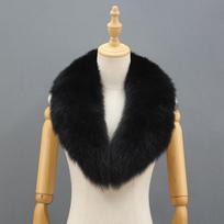 Women Real Fox Racoon Fur Long Scarf /raccoon Fur juoda