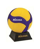 MIKASA Graduation Souvenir Volleyball with Decorative Stand for Signs and 4 geltona