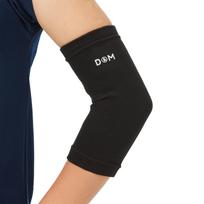 [D&M] Volleyball Elbow Supporter, No Pad, Easy to Bend, Black, Free size juoda