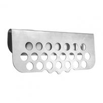 Bbq Grease Filter Grill Grease Stopper Griddle Grease Gate Filter Cover with Adjustable Buckle Stainless Steel Bbq Cooking