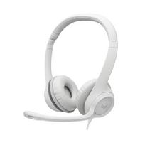 Logitech H390 enterprise grade wired earphones, earphones, USB earphones, head mounted stereo noise cancelling office balta