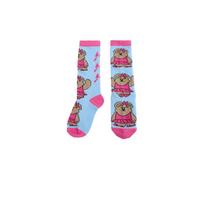 In Stock: BE2025 Autumn Girls' Cute Cartoon Hoodie Set - Korean Style Sweatshirt for Children Socks S (15cm-22cm)