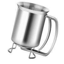 Professional Pancake Batter Dispenser Stainless Steel Texture 680ML Batter Funnel Suitable for Baking Cupcakes Waffles