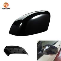 Automobilio priekinių durelių veidrodėlių dangteliai blizgūs juodi galinio vaizdo veidrodžio dangteliai, skirti Ford Focus MK2 2008-2011 MK3 2011-2018 Mondeo MK4 1Pc Left
