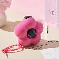 Flower Storage Box Dopamine Waterproof Storage Box Divider Multifunctional Jewelry Box Earring and Necklace Storage rožinė raudona spalva