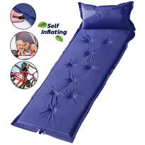 (SU)Kempingas Sleeping Pad Pripučiama kelioninė pagalvė Itin lengvas kuprinės čiužinys One Size