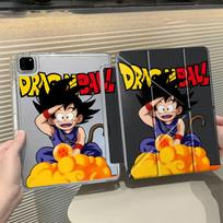 Dragon B-Balls Cute Goku Y-Fold Holder Cover Tablet Case For iPad Air 4 5 M3 M2 1 2 M4 11inch Pro 11th 10th 9th 8th 7th 12.9inch iPad Mini 7 8.3