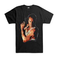 Die Hard John McClane T-Shirt, Bruce Willis Shirt, Men's and Women's Streetwear Tees Short Sleeve Harajuku Breathable - Men's... S įvairiaspalvis