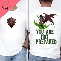 World of Warcraft T Shirt Unisex Women Game Lover Gothic Clothes Casual Cool Pattern Graphic Tshirts Cotton Double Side New Picture S