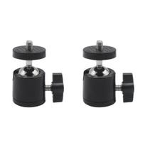 Professional 360 Degree Rotating Metal Camera Adapter Stand 1/4 Inch Threaded Base For Tripods Phone Holders Photography juoda