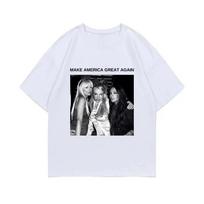 Spraw Aby Ameryka Znów Była Wielka Paris Hilton Britney Spears Lindsay Lohan Graficzne Tshirty Kobiety Y2k Estetyczne Tshirty S
