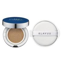 KLAVUU Blue Pearlsation High Coverage Marine Collagen Aqua Cushion SPF50+ PA+++ (12g + 12g Refill) 1 Pack