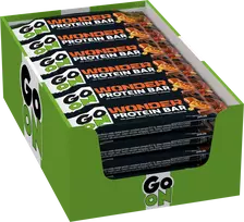 Baltyminiai batonėliai GO ON WONDER PROTEIN, sūdytos karamelės skonio, 45 g x 24 vnt