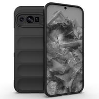 Minkštas odos pojūtis, lankstus silikoninis dėklas Google Pixel 10 Pro XL Pixel 9 9A, apsauginis dangtelis, atsparus smūgiams, Fundas Coque Google Pixel 10 juoda