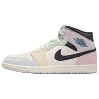 Jordan Air Jordan 1 Mid top Vintage Basketball Shoes Unisex White Black IB7110-100 42