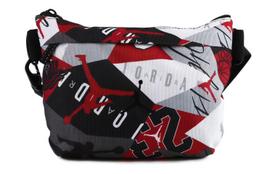 Jordan Polyester Shoulder Bag, Crossbody Bag, Fanny Pack, Sling Bag Unisex Black/Red 9A0351-R78