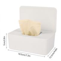 Wet Tissue Box Dustproof Wipes Dispenser Portable Tissue Box Storage Box with Lid For Car Home Office Desktop Organizer Hot Sale balta