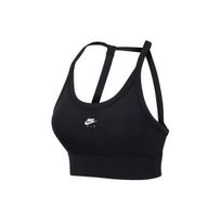 Nike Solid Medium Support One-Piece Padded Sports Bra Women underwear Black DB4681-010 M black