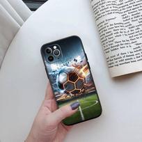 IR8 Futbolas Futbolas Telefono dėklas Xiaomi Poco F7 M7 X7 C75 C71 C51 C50 C55 C65 C40 F6 F5 X6 X4 X3 X2 M6 M5 M4 M3 M2 F3 F2 F1 Pro Xiaomi Poco X3 NFC padangės mėlyna