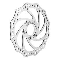 Mountain Bike 160mm Threaded Hubs Brake Disc Rotor Flange Adapter with 6 Bolts white