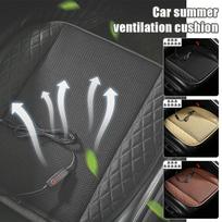 USB Car Ventilated Fan Cushion 45x45cm Seat Pad Summer Cool Heat Dissipation Seat Home Office Chair Cushion Removable 5 Fan