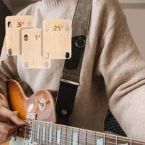 3 Pcs Electric Guitar Neck Shims Maple Plate 0.25/0.5/1 Degree Music Instruments Electric Guitar Replacement Parts