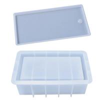 Chess Tissues Napkin Storage for Case Resin Mold Jewelry Storage Box Casting Epoxy Mold Dominoes Box with Lid Silicone M 1