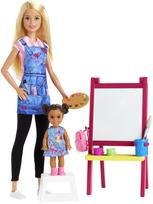 Barbie Job Barbie and Art Teacher Set and Accessory GJM29 Playtime Jobs! [Dress-up Doll] [Doll Set] [Ages 3+]