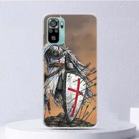 Riteriai Templieriai Kryžiaus žygiai Minkštas dėklas Xiaomi Redmi Note 14 14S 13 12S 11S 10S 12 11 10 Telefonui Dangtelis 11T 11E Pro Plus 9 9S Korpusas Redmi Note 13 4G
