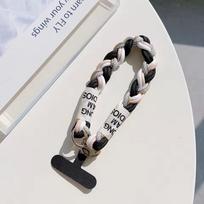 Short Hand Wrist Strap Colorful Accessories for Mobile Phone Color Collision Lanyard Wristband Hanging Rope for Cell Phone Case Polyester Nylon