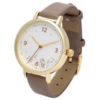 Fieldwork Analog Watch with Moomin Leather Simple Moomin Print Watch Gray Women's Design, Strap, J, MOM021-2 pilka spalva